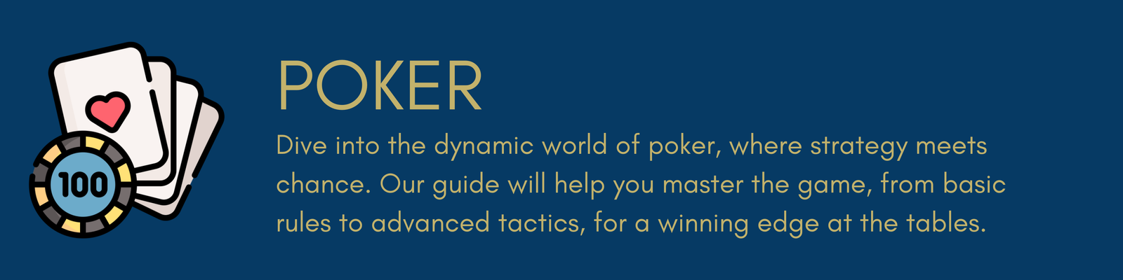 Poker guide banner