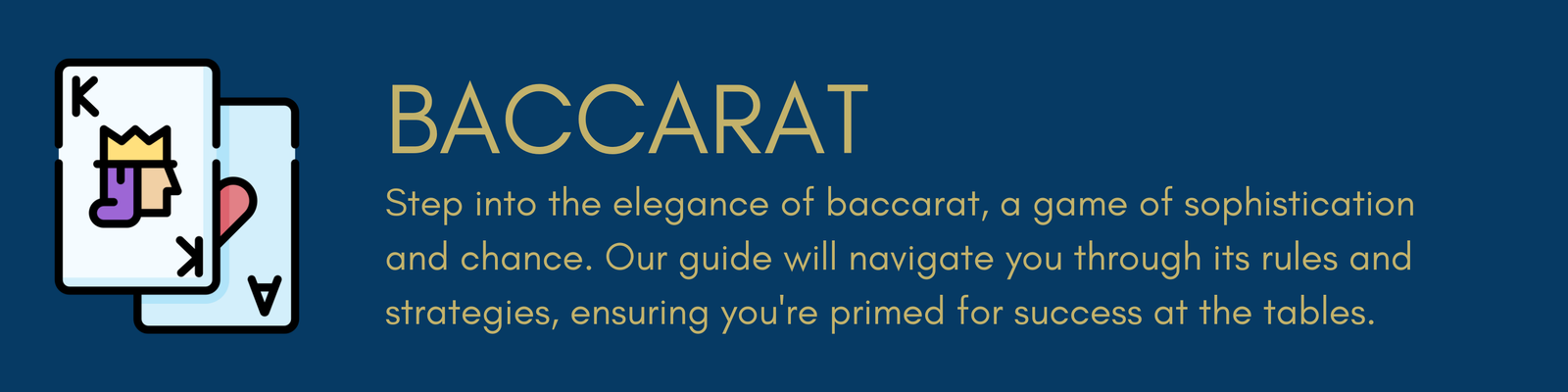 Baccarat guide banner